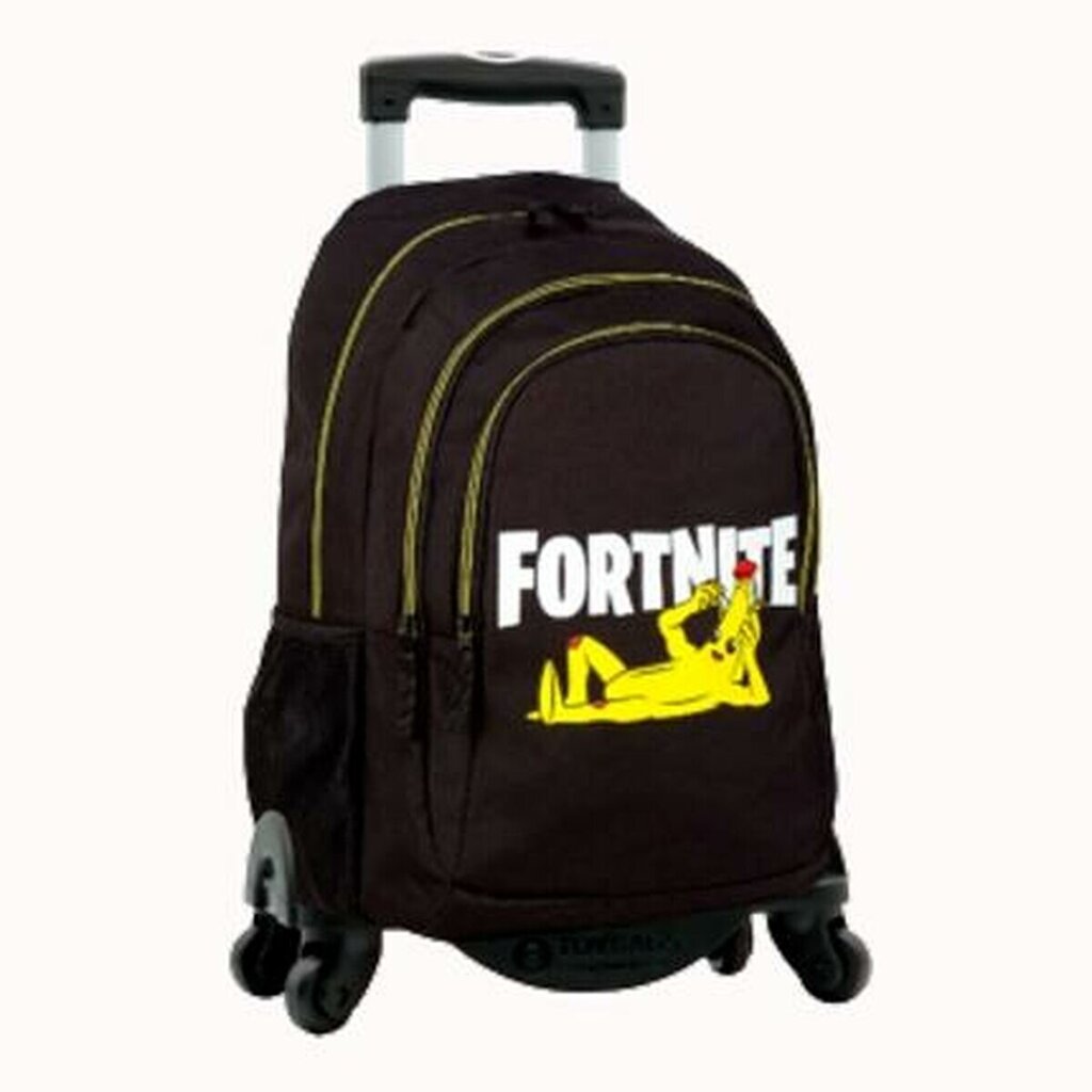 Ratastega koolikott Fortnite Crazy Banana Must (42 X 32 X 20 cm) цена и информация | Koolikotid, sussikotid | kaup24.ee