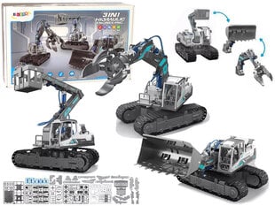 3in1 ehitusmasinate komplekt hind ja info | Poiste mänguasjad | kaup24.ee