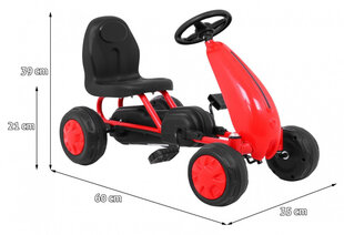 Minam Go-kart The Youngest'ile, punane цена и информация | Игрушки для мальчиков | kaup24.ee