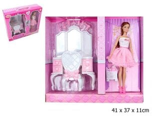 Кукла с косметическим столиком цена и информация | Игрушки для девочек | kaup24.ee