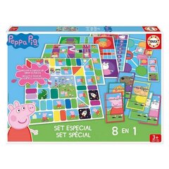 Lauamäng Peppa Pig 8in1 Educa 16791 (ES-FR) hind ja info | Lauamängud ja mõistatused | kaup24.ee