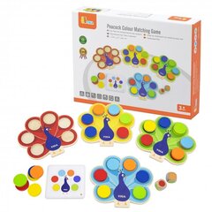 Viga Toys värvide sobitamise mäng, paabulind. hind ja info | Arendavad mänguasjad | kaup24.ee