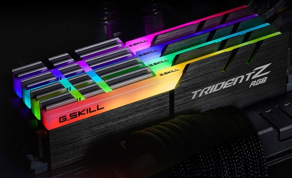 G.Skill TridentZ RGB DDR4, 2x8GB, 2666MHz, CL18 (F4-2666C18D-16GTZR) hind ja info | Operatiivmälu (RAM) | kaup24.ee