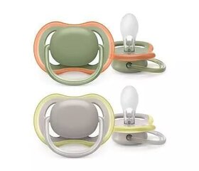 Пустышка Philips Avent Ultra Air SCF085/20, 6-18 месяцев, 2 штуки цена и информация | Соски на бутылочку | kaup24.ee