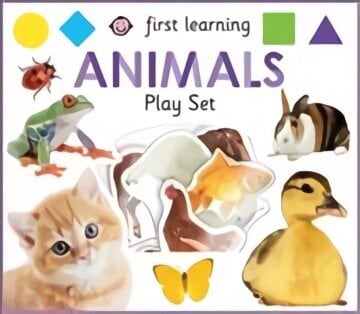 First Learning Animals Play Set цена и информация | Väikelaste raamatud | kaup24.ee