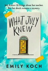 What July Knew: If you liked ELIZABETH IS MISSING, you'll LOVE this цена и информация | Фантастика, фэнтези | kaup24.ee