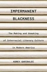 Impermanent Blackness: The Making and Unmaking of Interracial Literary Culture in Modern America цена и информация | Книги по экономике | kaup24.ee