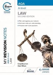 My Revision Notes: AQA A Level Law Second Edition цена и информация | Книги по экономике | kaup24.ee