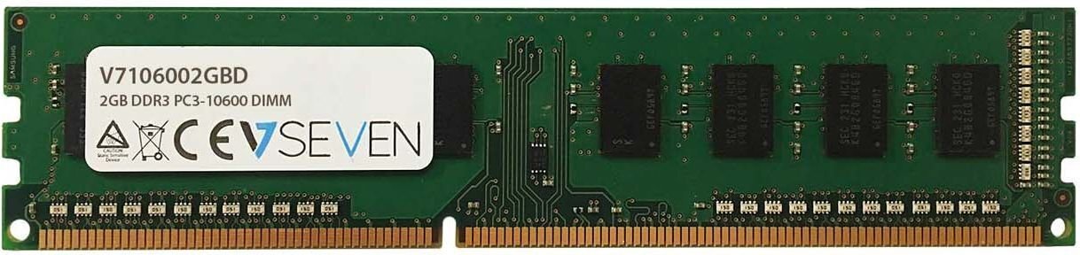 V7 DDR3 2GB, 1333MHz, CL9 (V7106002GBD) hind ja info | Operatiivmälu (RAM) | kaup24.ee