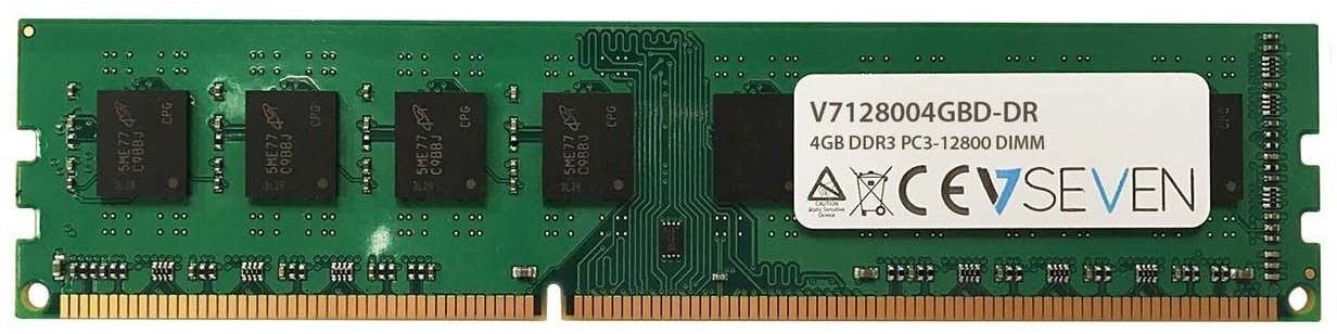 V7 DDR3 4GB 1600MHz CL11 (V7128004GBD-DR) hind ja info | Operatiivmälu (RAM) | kaup24.ee