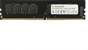 V7 DDR4 4GB, 2400MHz, CL17 V7192004GBD цена и информация | Оперативная память (RAM) | kaup24.ee