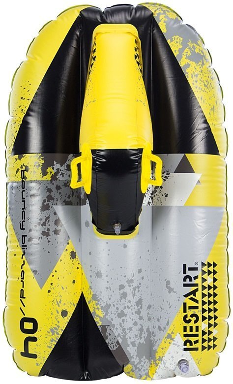 Täispuhutav tuub Snowglider Inflatable Bouncy Blizzard, Schreuders Sport Yellow/Black/Grey цена и информация | Kelgud, lumetuubid ja liulauad | kaup24.ee