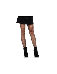 Эротический костюм LEG AVENUE LUREX INDUSTRIAL NET PANTYHOSE BLACK ONE SIZE цена и информация | Сексуальное женское белье | kaup24.ee