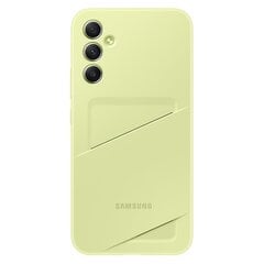 Telefoniümbris Card Slot Case telefonile Samsung Galaxy A34, Valge hind ja info | Telefoni kaaned, ümbrised | kaup24.ee