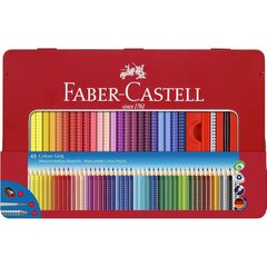 Värvilised pliiatsid Faber-Castell Colour Grip 48 tk, Mitmevärviline hind ja info | Kunstitarbed, voolimise tarvikud | kaup24.ee
