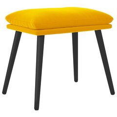Подставка для ног, Бархат, 45x29,5x39см, цвет горчично-желтый цена и информация | Кресла-мешки и пуфы | kaup24.ee
