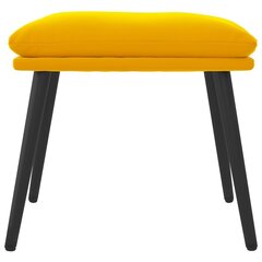 Подставка для ног, Бархат, 45x29,5x39см, цвет горчично-желтый цена и информация | Кресла-мешки и пуфы | kaup24.ee