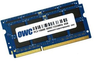 OWC SO-DIMM DDR3 4Гб 1600МГц CL11 Low Voltage Apple Qualified (OWC1600DDR3S8GB) цена и информация | Оперативная память (RAM) | kaup24.ee