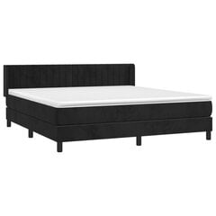 Кровать vidaXL, 160х200 см, черный цена и информация | Кровати | kaup24.ee