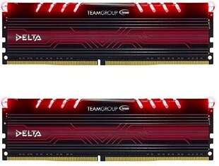 Team Group Delta LED, DDR4, 2x16Гб, 3000МГц, CL16 (TDTRD432G3000HC16CDC01) цена и информация | Оперативная память (RAM) | kaup24.ee