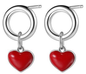 Серебряные серьги сердечки Rosato Story RZO013 цена и информация | Серьги | kaup24.ee