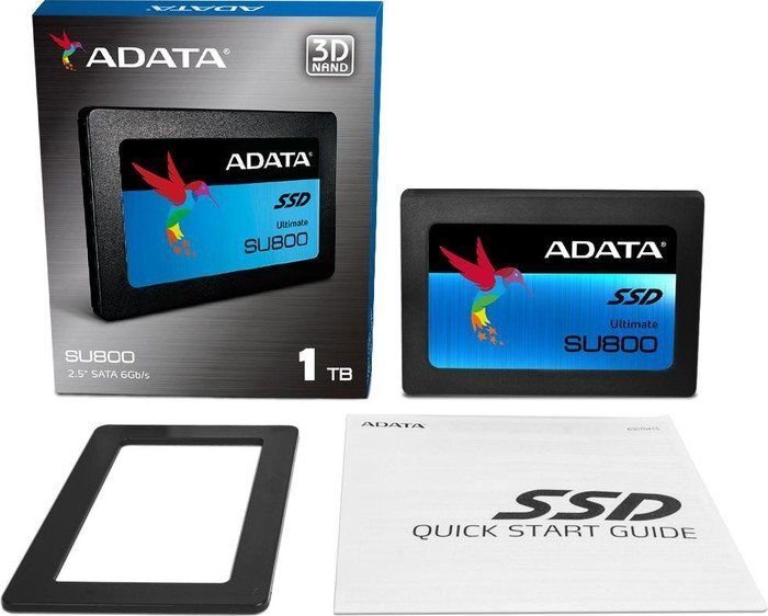 Adata 1TB 2,5" Sata SSD Ultimate SU800 hind ja info | Sisemised kõvakettad (HDD, SSD, Hybrid) | kaup24.ee