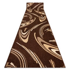 Rugsx ковровая дорожка Karmel Fryz, кофейная / коричневая, 80 см цена и информация | Коврики | kaup24.ee