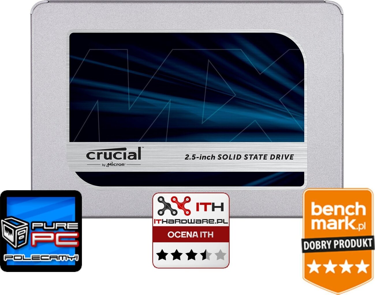Crucial MX500 250GB SATA3 (CT250MX500SSD1) hind ja info | Sisemised kõvakettad (HDD, SSD, Hybrid) | kaup24.ee