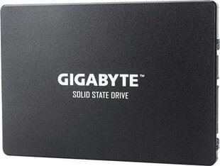 SSD|GIGABYTE|120GB|SATA 3.0|Write speed 280 MBytes/sec|Read speed 350 MBytes/sec|2,5"|TBW 75 TB|MTBF 2000000 hours|GP-GSTFS31120GNTD hind ja info | Sisemised kõvakettad (HDD, SSD, Hybrid) | kaup24.ee