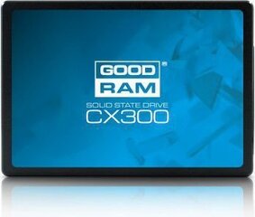 GoodRam CX300 120GB SATA 3 (SSDPR-CX300-120) hind ja info | Sisemised kõvakettad (HDD, SSD, Hybrid) | kaup24.ee