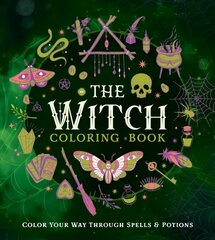 Witch Coloring Book: Color Your Way Through Spells and Potions hind ja info | Eneseabiraamatud | kaup24.ee