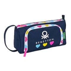 Pinal Tarvikutega Benetton Love (20 x 11 x 8.5 cm) (32-osaline) цена и информация | Пеналы | kaup24.ee