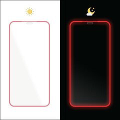 Fluo Glass kaitseklaas Iphone 11 Pro 5,8" punane hind ja info | Ekraani kaitsekiled | kaup24.ee