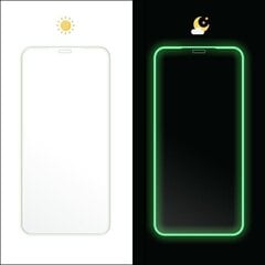 Fluo Glass kaitseklaas Iphone 13 Mini roheline цена и информация | Защитные пленки для телефонов | kaup24.ee