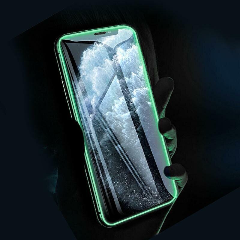 Fluo Glass kaitseklaas Iphone 13 Pro Max roheline hind ja info | Ekraani kaitsekiled | kaup24.ee