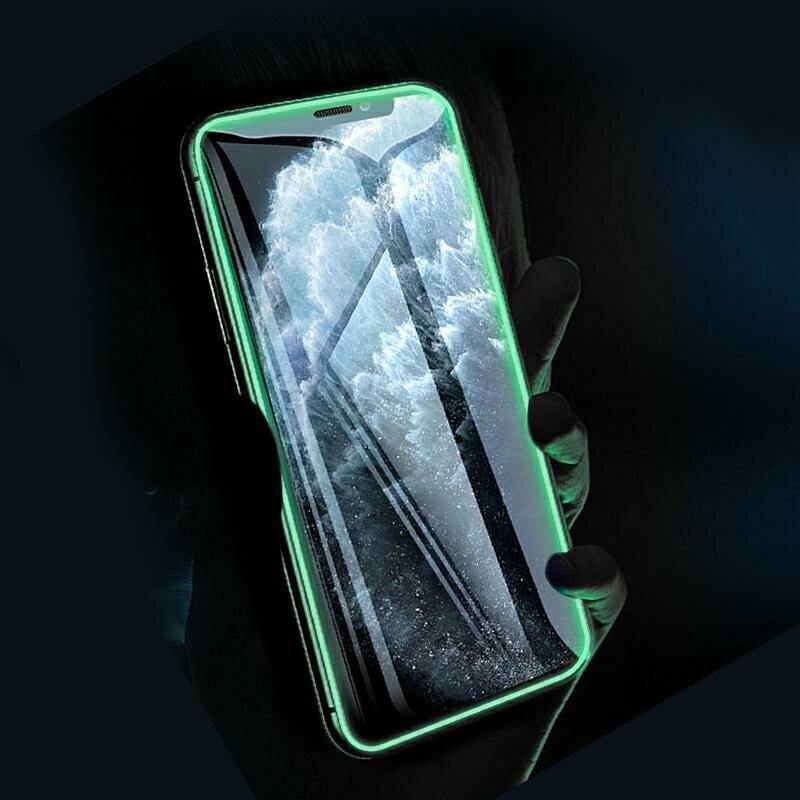 Fluo Glass kaitseklaas Iphone XR 6,1" roheline hind ja info | Ekraani kaitsekiled | kaup24.ee
