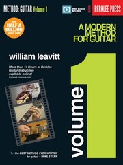 Modern Method for Guitar - Volume 1: Book with More Than 14 Hours of Berklee Video Guitar Instruction цена и информация | Книги об искусстве | kaup24.ee