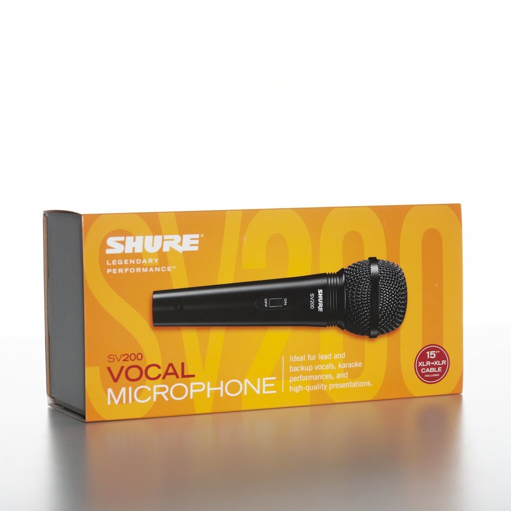 Shure SV200 mikrofon Must karaoke mikrofon hind ja info | Mikrofonid | kaup24.ee