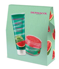 Kosmeetika kinkekomplekt Dermacol Aroma Ritual Watermelon III: dušigeel, 250 ml + kehakoorija, 200 g цена и информация | Масла, гели для душа | kaup24.ee