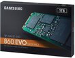 SSD 1TB Samsung 860 Evo M.2 2280 SATA3 (MZ-N6E1T0BW) hind ja info | Sisemised kõvakettad (HDD, SSD, Hybrid) | kaup24.ee