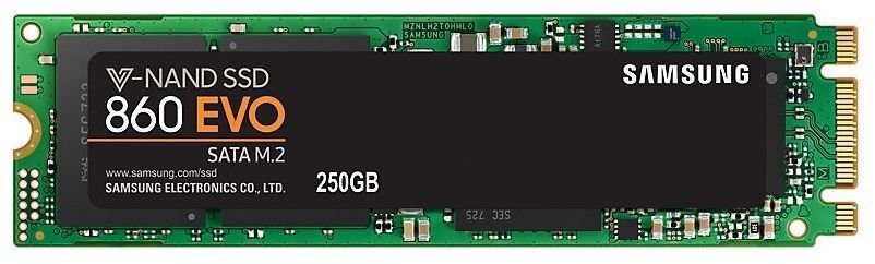 Samsung 860 EVO 250GB SATA3 (MZ-N6E250BW) цена и информация | Sisemised kõvakettad (HDD, SSD, Hybrid) | kaup24.ee