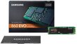 Samsung 860 EVO 250GB SATA3 (MZ-N6E250BW) цена и информация | Sisemised kõvakettad (HDD, SSD, Hybrid) | kaup24.ee