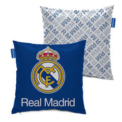 Подушка Real Madrid из микрофибры 40x40см цена и информация | Декоративные подушки и наволочки | kaup24.ee
