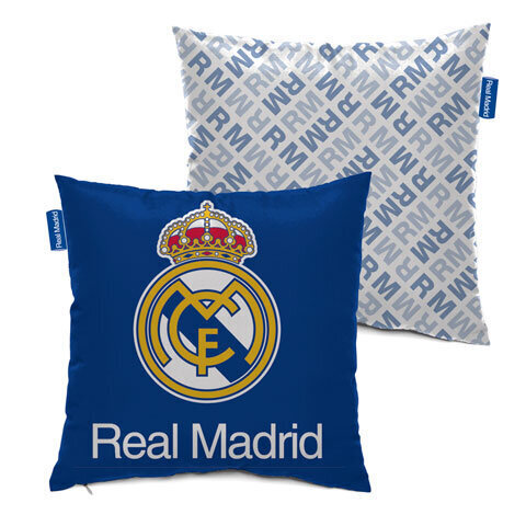 Real Madridi mikrokiust padi, 40x40cm hind ja info | Dekoratiivpadjad ja padjakatted | kaup24.ee