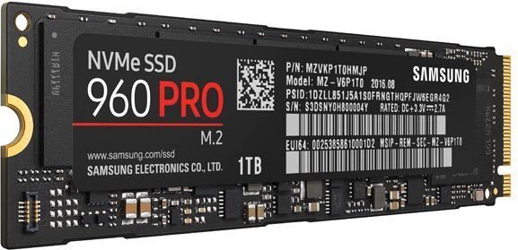 Samsung 960 Pro 1TB M.2 PCIe (MZ-V6P1T0BW) hind ja info | Sisemised kõvakettad (HDD, SSD, Hybrid) | kaup24.ee