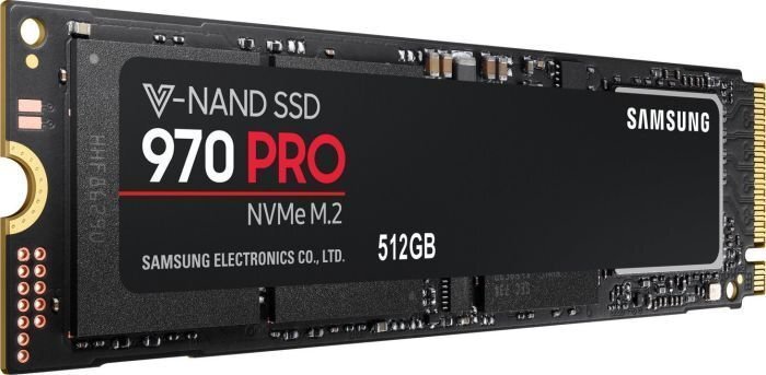 Samsung 970 PRO 512GB PCIe x4 NVMe (MZ-V7P512BW) hind ja info | Sisemised kõvakettad (HDD, SSD, Hybrid) | kaup24.ee