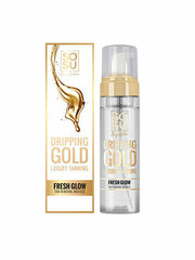 Пенка для тела SoSu Dripping Gold Fresh Glow для снятия загара, 150 мл цена и информация | Кремы, лосьоны для тела | kaup24.ee