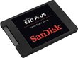 SanDisk Plus SATA3 SDSSDA-1T00-G26, 1TB цена и информация | Sisemised kõvakettad (HDD, SSD, Hybrid) | kaup24.ee