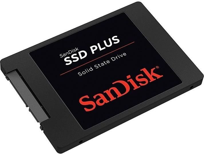 SanDisk SSD Plus 120ГБ SATA3 (SDSSDA-120G-G27) hind ja info | Sisemised kõvakettad (HDD, SSD, Hybrid) | kaup24.ee