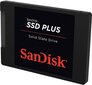 SanDisk SSD Plus 120ГБ SATA3 (SDSSDA-120G-G27) hind ja info | Sisemised kõvakettad (HDD, SSD, Hybrid) | kaup24.ee